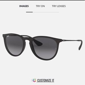 Black Erika ray ban sunglasses
